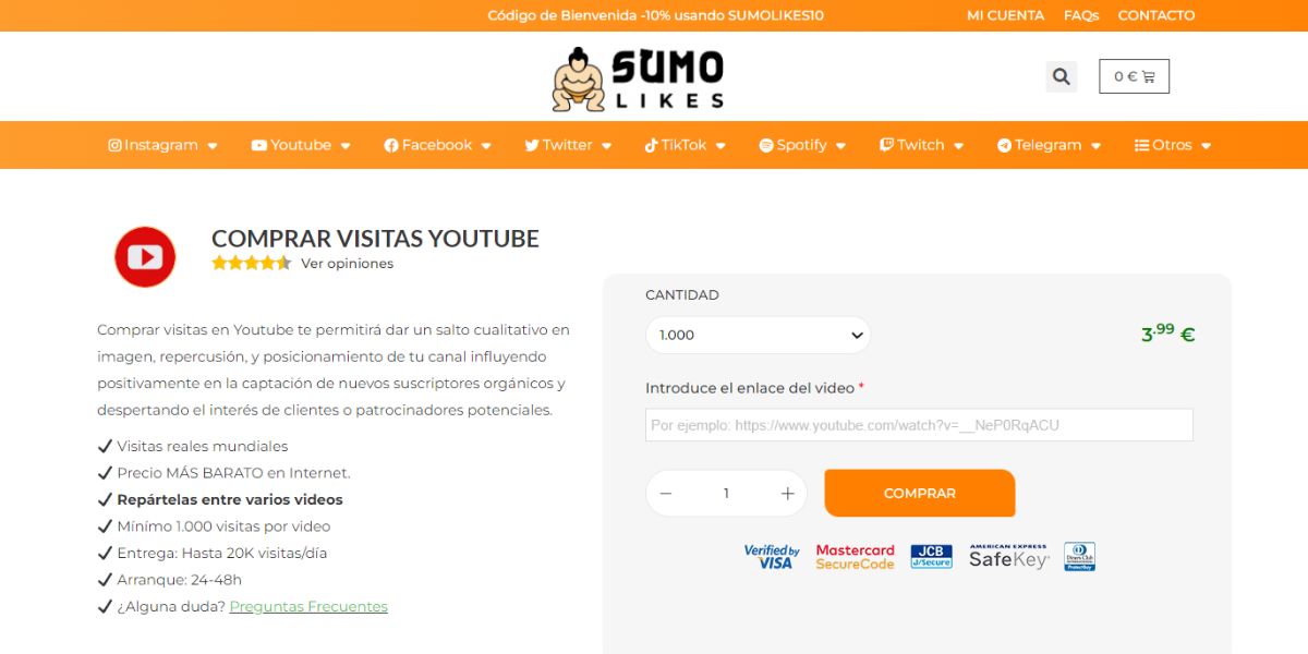SumoLikes - Preferred Place to Buy Cheap YouTube Views
