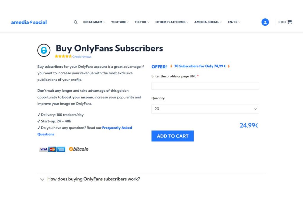 Buy Onlyfans Subscribers AmediaSocial